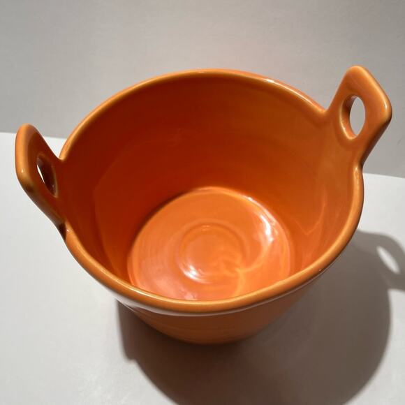 Loucarte ceramic orange bucket, made in Portugal - Picture 3 of 8